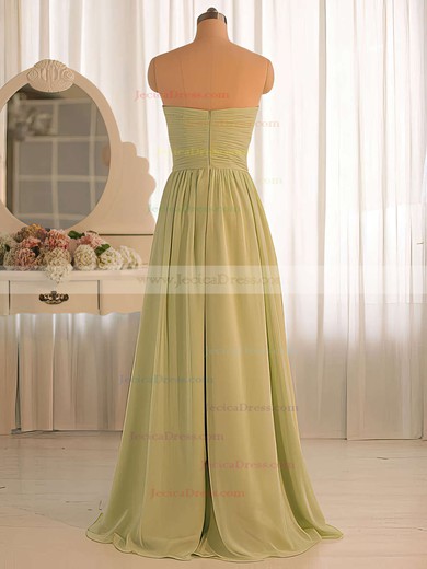 Floor-length Chiffon Ruffles For Cheap Sweetheart Bridesmaid Dresses #JCD01012412