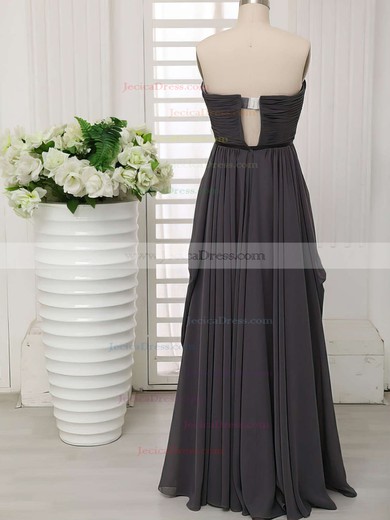 Amazing A-line Chiffon with Sashes/Ribbons Sweetheart Bridesmaid Dresses #JCD01012414