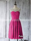 Chiffon Tulle with Appliques Lace A-line Girls Scoop Neck Bridesmaid Dress #JCD01012560
