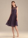 Chiffon Tulle with Ruffles Scoop Neck Knee-length Perfect Prom Dress #JCD020100039