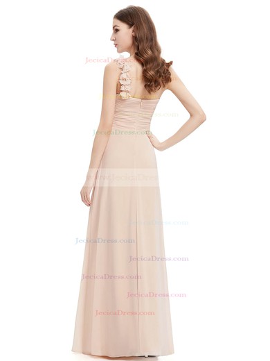 Beautiful Empire Chiffon with Ruffles One Shoulder Bridesmaid Dresses #JCD01012723