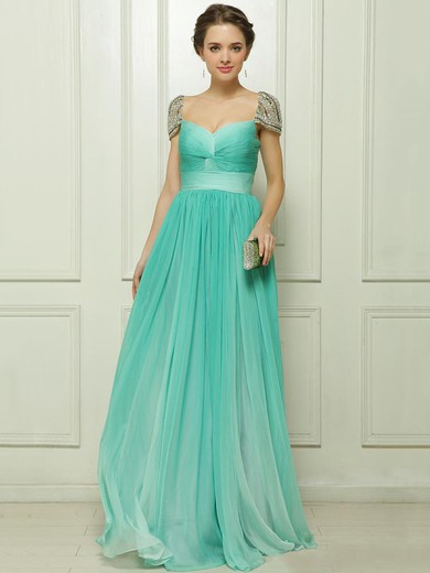 Sweetheart Floor-length Chiffon with Beading Different Prom Dresses #JCD020102191