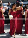 Coolest Chiffon Ankle-length Split Front One Shoulder Bridesmaid Dress #JCD01012769