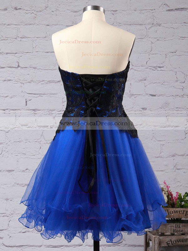 Princess Sweetheart Organza Short/Mini Tiered Nicest Prom Dresses #JCD020102562