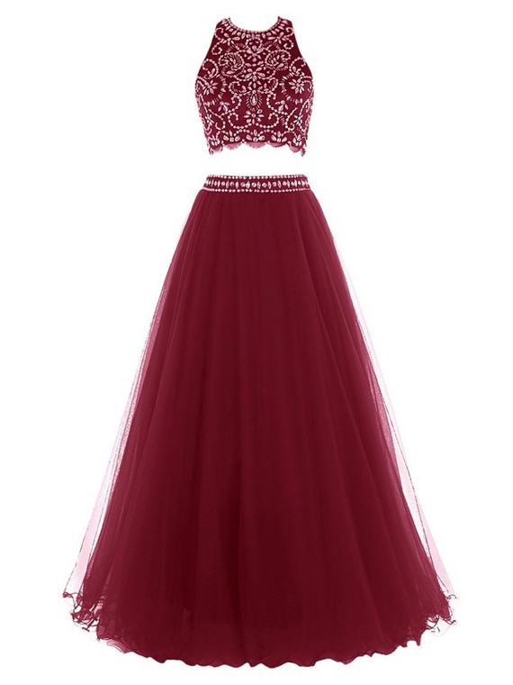 two piece prom dresses under 100