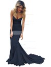 Fashion Sweetheart Jersey Sweep Train Trumpet/Mermaid Prom Dresses #JCD020102598