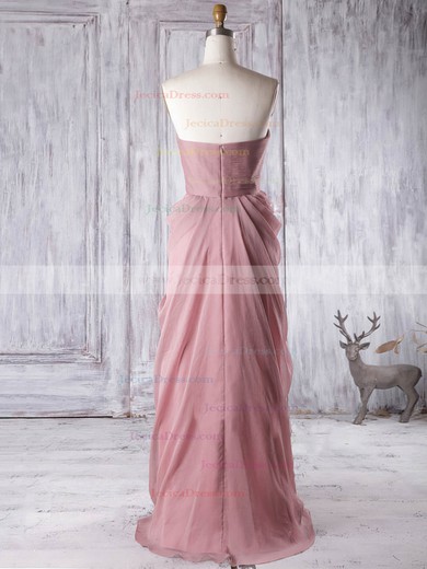 Empire Sweetheart Chiffon Floor-length Ruffles Fashion Bridesmaid Dresses #JCD01012933