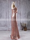 Sheath/Column Strapless Sequined Floor-length Sequins Popular Bridesmaid Dresses #JCD01012935
