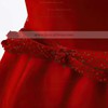 A-line Red Satin Sashes / Ribbons Asymmetrical New Style High Low Off-the-shoulder Prom Dresses #JCD020103189