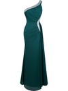 Trumpet/Mermaid One Shoulder Chiffon with Beading Floor-length Original Backless Prom Dresses #JCD020103673