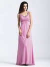 Chiffon Empire V-neck Floor-length with Sequins Prom Dresses #JCD020103809