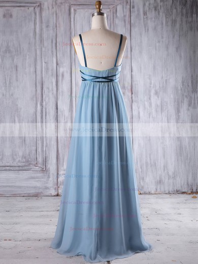 Chiffon Empire V-neck Floor-length with Sashes / Ribbons Bridesmaid Dresses #JCD01013262