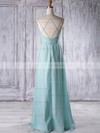 Chiffon Empire V-neck Floor-length with Ruffles Bridesmaid Dresses #JCD01013323