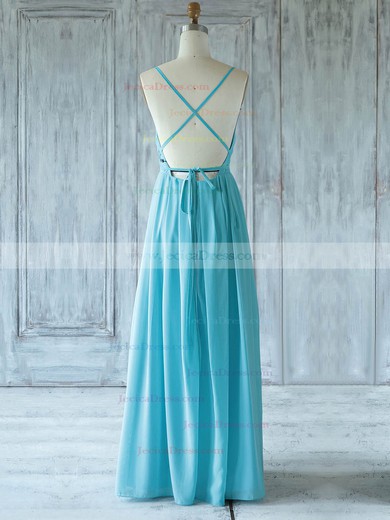 Chiffon A-line One Shoulder Floor-length with Ruffles Bridesmaid Dresses #JCD01013359