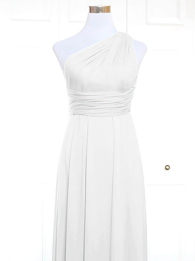 Jersey A-line One Shoulder Short/Mini with Ruffles Bridesmaid Dresses #JCD01013157