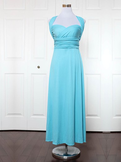 Jersey Empire Sweetheart Ankle-length with Ruffles Bridesmaid Dresses #JCD01013172