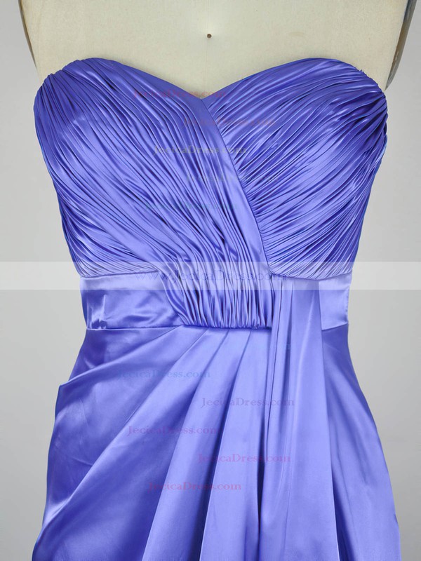 Silk-like Satin Empire Sweetheart Floor-length with Ruffles Prom Dresses #JCD020104295