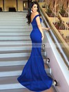Sexy Trumpet/Mermaid Off-the-shoulder with Split Front Prom Dress #JCD020104594