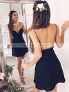 Chiffon A-line V-neck Short/Mini Prom Dresses #JCD020106309
