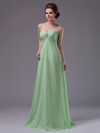 Ladies Empire Chiffon Pleats Beading Sweetheart Prom Dresses #JCD02014403